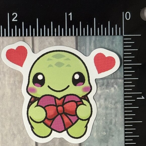 🌀10/$10🌀 Baby Turtle Reusable Waterproof Vinyl Sticker Decal - Picture 1 of 1